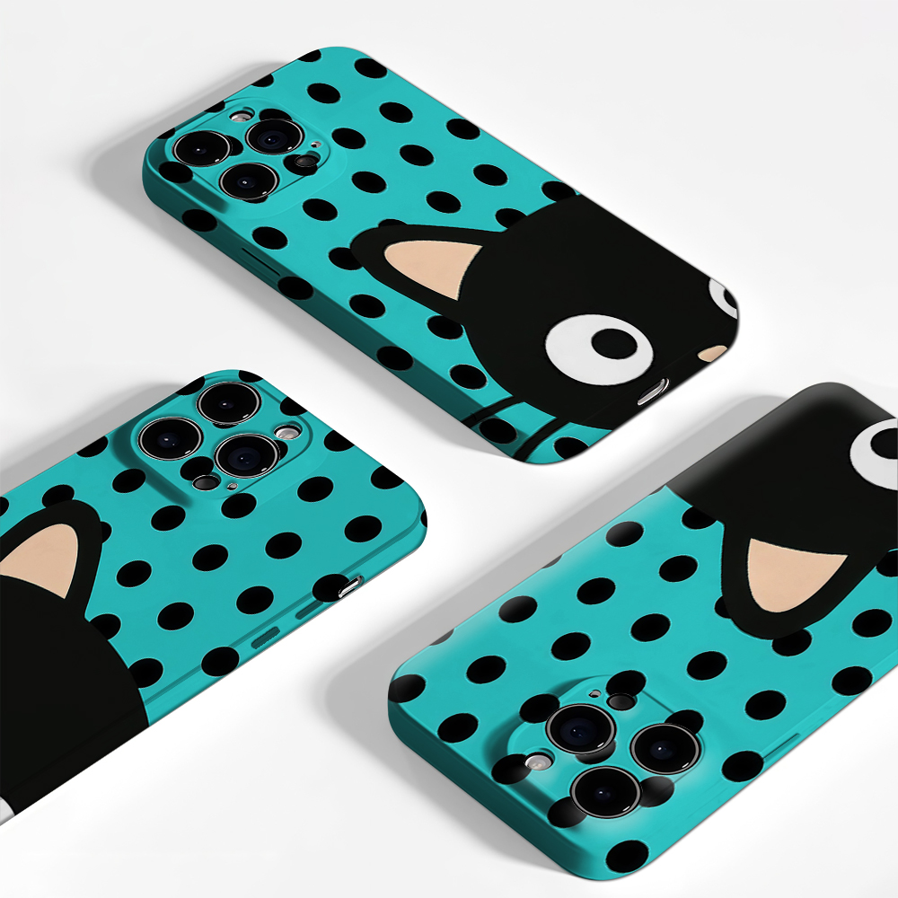 Turquoise Polka Dot Cat Phone  - đánh giá và giá Apple Iphone 15 Pro Max