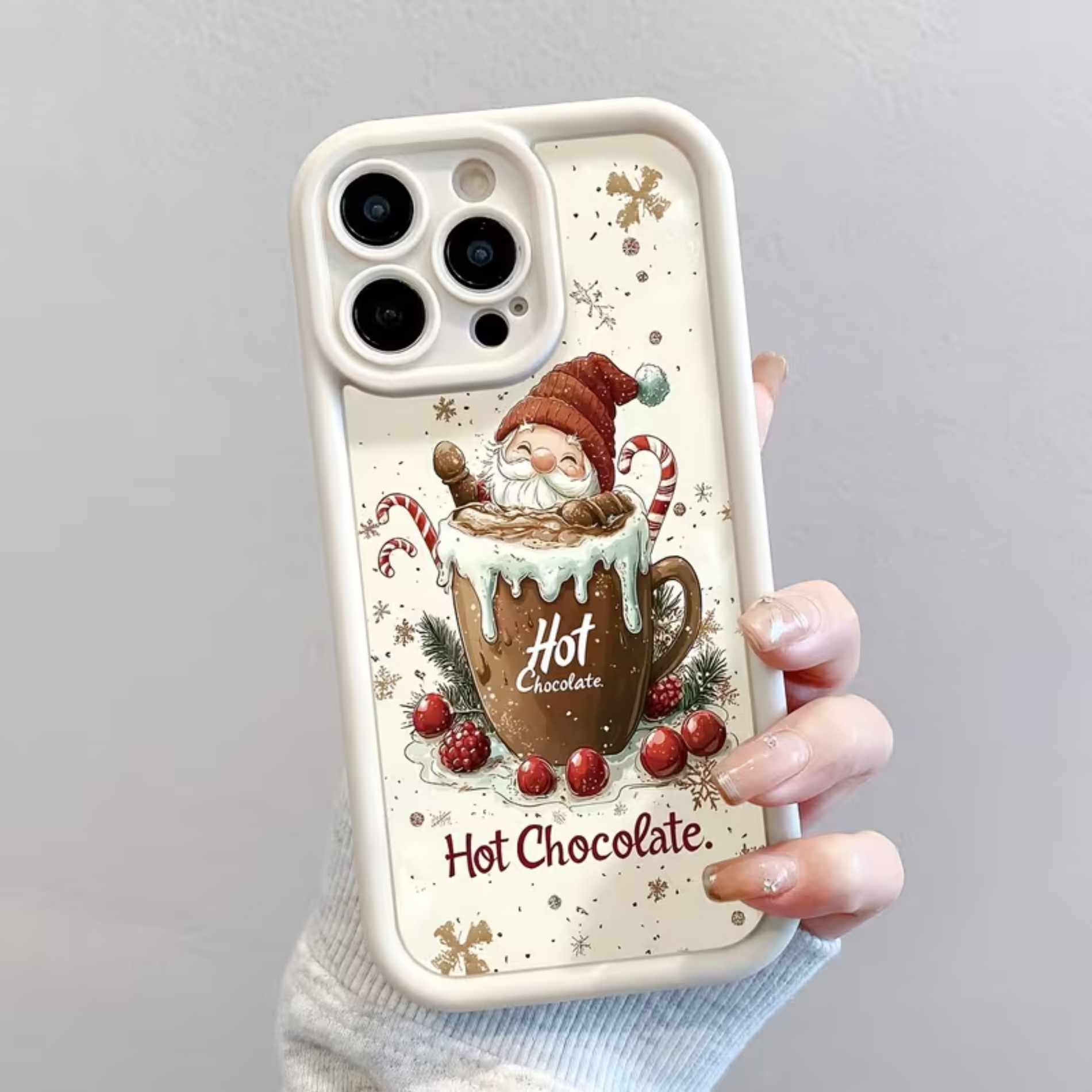 Silicone Cute Santa Claus Prin - đánh giá và giá Apple Iphone 15 Pro Max