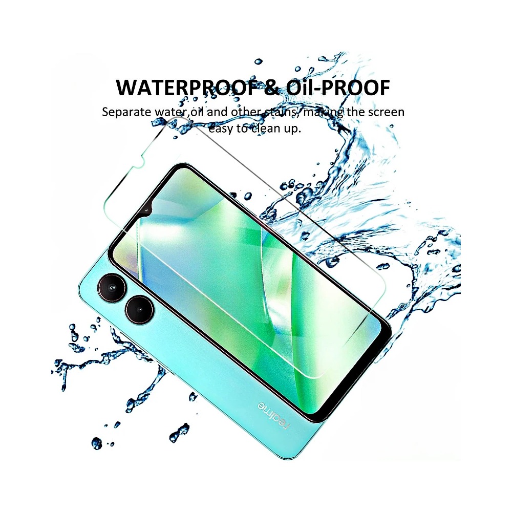 4PCS Tempered Glass For Realme - đánh giá và giá Realme C67