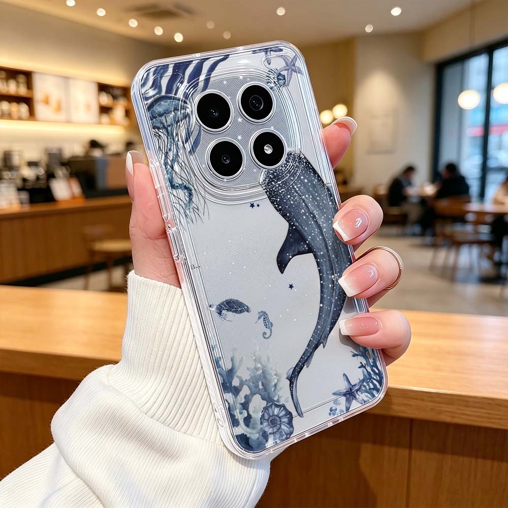 Ocean Whale Turtle Pattern Pho - đánh giá và giá Xiaomi Poco X6