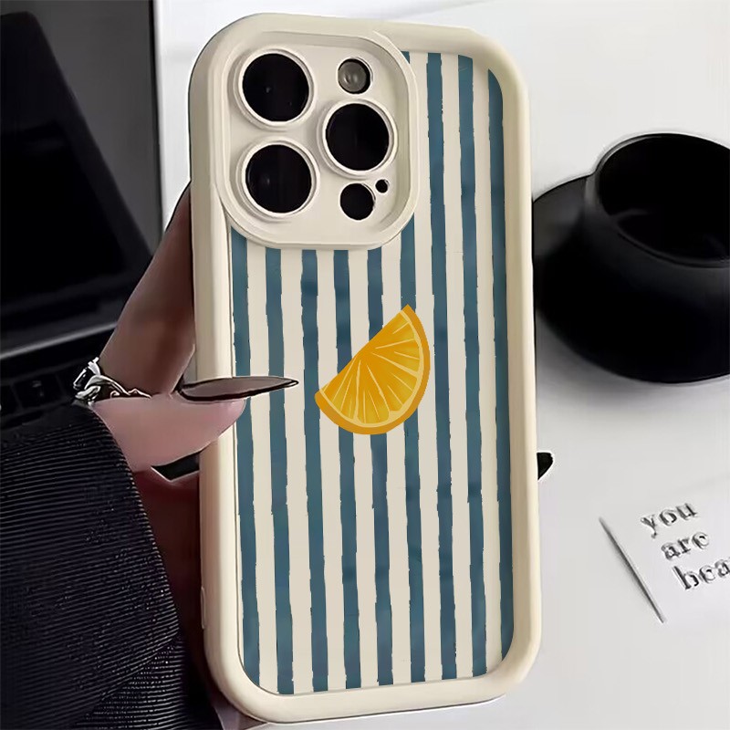 Striped Lemon Slice Pattern Ph - đánh giá và giá Apple Iphone 15 Pro Max
