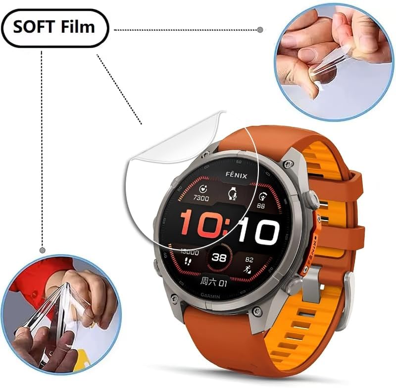 Hydrogel Film For Garmin Fenix - đánh giá và giá Hydrogel Screen Protector