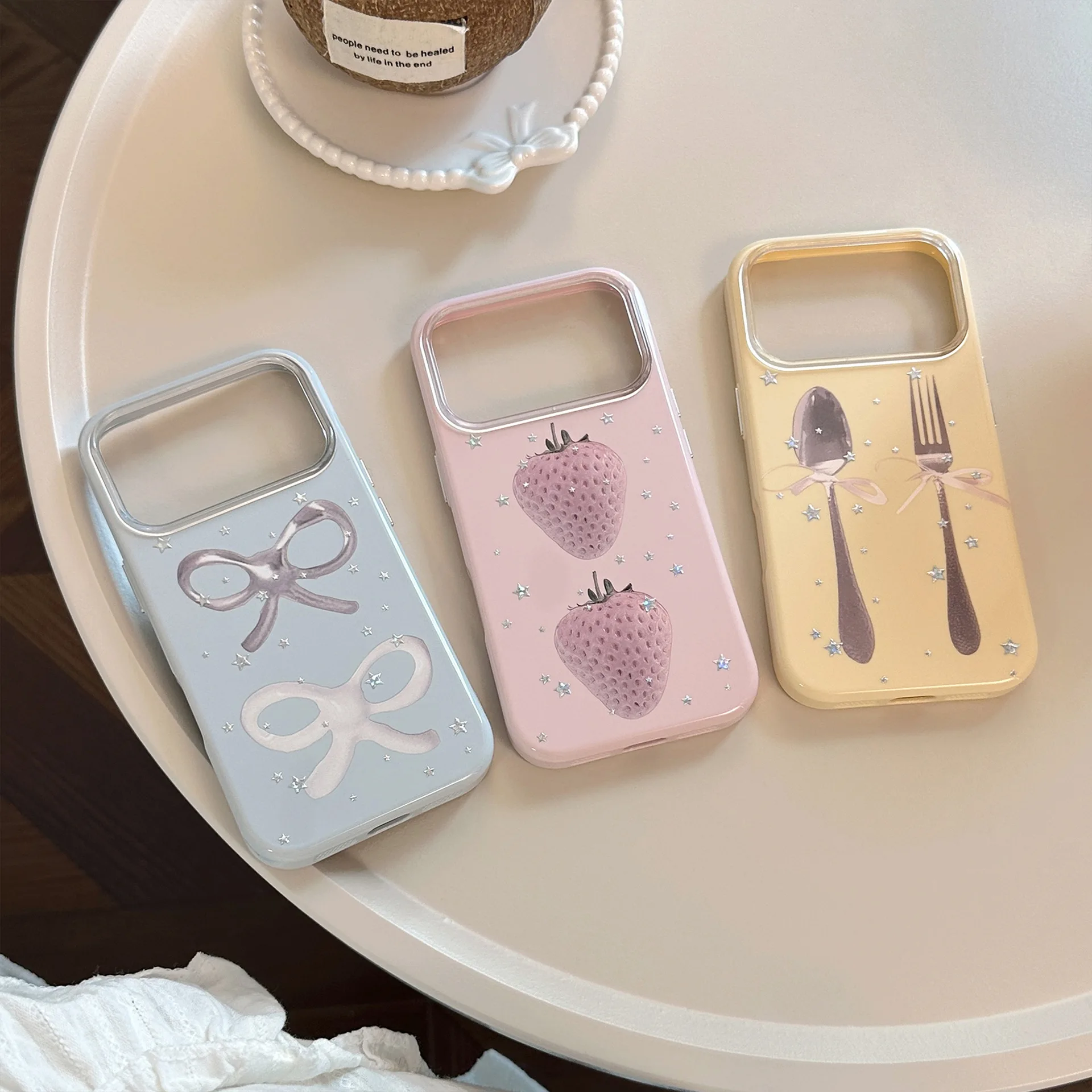 Luxury Candy Colors Sliver Sta - đánh giá và giá Apple Iphone 15 Pro Max