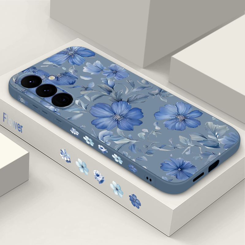 Flowers Plant Pattern Phone Ca - đánh giá và giá Samsung Galaxy A55
