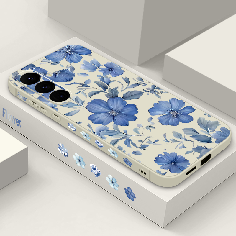 Flowers Plant Pattern Phone Ca - đánh giá và giá Samsung Galaxy A55